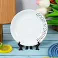 thumbnail image 3 of 12 Pieces Plastic Easels Plate Holders, Plate Racks, Folding Plates, Display Stands for Displaying Collecting Plates, Bowl Racks, Books, Plates, DVDs, ima, 3 of 5