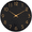 black gold, variant on 12 Inch Wall Clock Silent Non Ticking, Preciser Modern Style Decor Clock for Home, Office, School, Kitchen, Bedroom, Living Room(White)