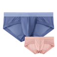 thumbnail image 1 of Ropa interior de verano para hombre, calzoncillos ultrafinos y sexys para hombre, de malla de seda helada, transpirables, de secado rápido, transparentes, 1 of 1
