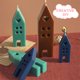 thumbnail image 3 of Juego Moldes Silicona 3D 7 Uds Ygjytge Casa Creativa Pascua Molde Ángel Y Conejo, 3 of 9