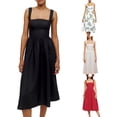 thumbnail image 5 of KelaJuan Women Sleeveless Corset Dress Back Zip Casual A-Line Party Cocktail Streetwear Dress, 5 of 6