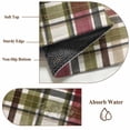 thumbnail image 6 of Buffalo Check Area Rugs 2.7'x5', Washable Small Throw Rugs for Kitchen Bedroom, Red Green Farmhouse Plaid Vintage Autumn Indoor Outdoor Rug Non-Slip Low Pile Carpet Runner Reversible Floor Mats, 6 of 8