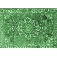 thumbnail image 1 of Ahgly Company Indoor Rectangle Persian Emerald Green Traditional Area Rugs, 8' x 12', 1 of 4