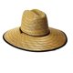 thumbnail image 1 of Sombrero Fedora de granjero de ala ancha de paja natural hecho a mano para exteriores Sincero Hogar, 1 of 3