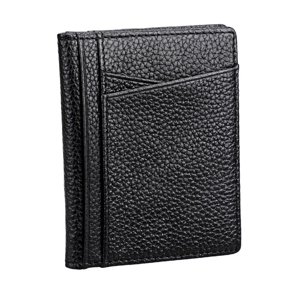 Bolsa para tarjetas con capacidad para varias tarjetas, bolsa de identificación compacta ultrafina, juego de licencia de conducir de cuero, juego de licencia de conducir