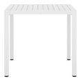 thumbnail image 3 of WestinTrends Playa 31.5" Iron Metal Frame Outdoor Square Patio Dining Table, White, 3 of 15