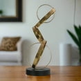 thumbnail image 2 of The Zola Metal Cascading Circles Sculpture, 2 of 3