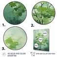 thumbnail image 3 of Designart "Green Spring Blooms Tree A Verdant Symphony III" Landscapes Framed Wall Art - Country Green Tree Hallway Framed Wall Art Decor, 3 of 6