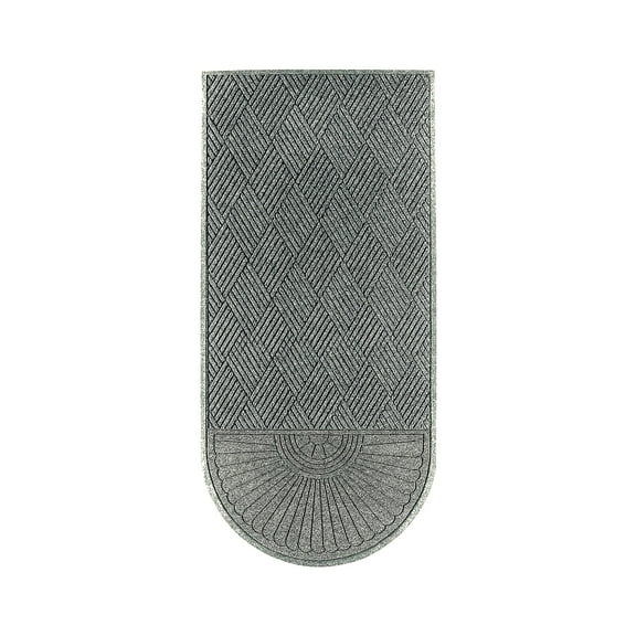 M   A Matting M A Matting WaterHog Max Grand Diamond Mat   One End Universal Cleated 3' x 5.5' Grey