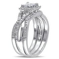 thumbnail image 4 of Everly Women's Diamond Sterling Silver Bridal Set, 4 of 9