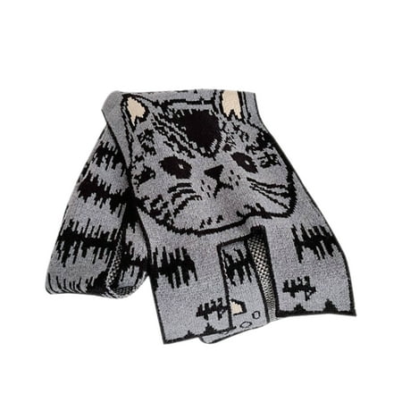 

Scarf Clearance Parent-Child Cartoon Cute Animal Knitted Wool Shawl Ladies Bib Multicolor D