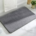 thumbnail image 2 of Cateissary Alfombrilla para decoración del hogar con elegante y funcional alfombrilla antideslizante para baño Juegos de accesorios de baño café 40*60 CM, 2 of 6