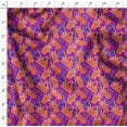 thumbnail image 4 of Soimoi Viscose Chiffon Fabric Triangle & Pine Fruits Print Sewing Fabric Yard 42 Inch Wide, 4 of 5