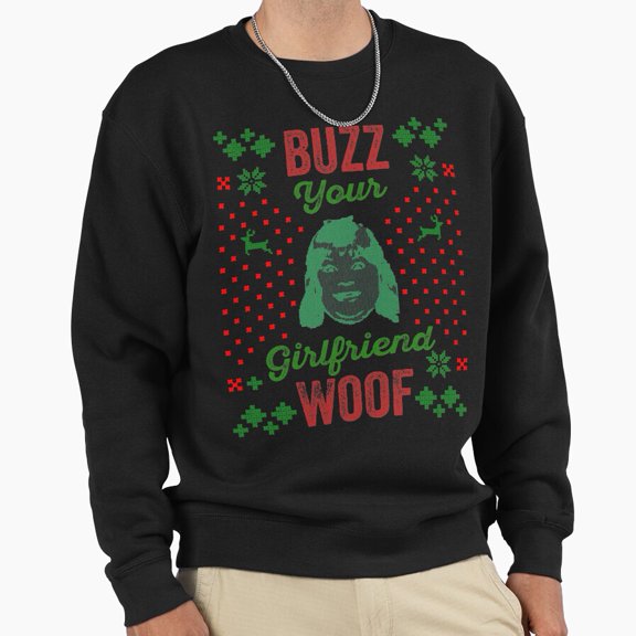 Buzz Your Girlfriend Woof Home Alone Funny Retro Aesthetic Graphic Vintage Unisex Sweatshirt G2880, Up to Size 5XL