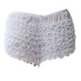 thumbnail image 5 of Tittly Shorts for Women Skirt With Shorts Underneath Women Lolita Cute Ruffle Lace Trim Pumpkin Pants Shorts Layered Bottoms Fairy Sweet Shorts Ruffle Shorts Sweat Shorts White S, 5 of 5