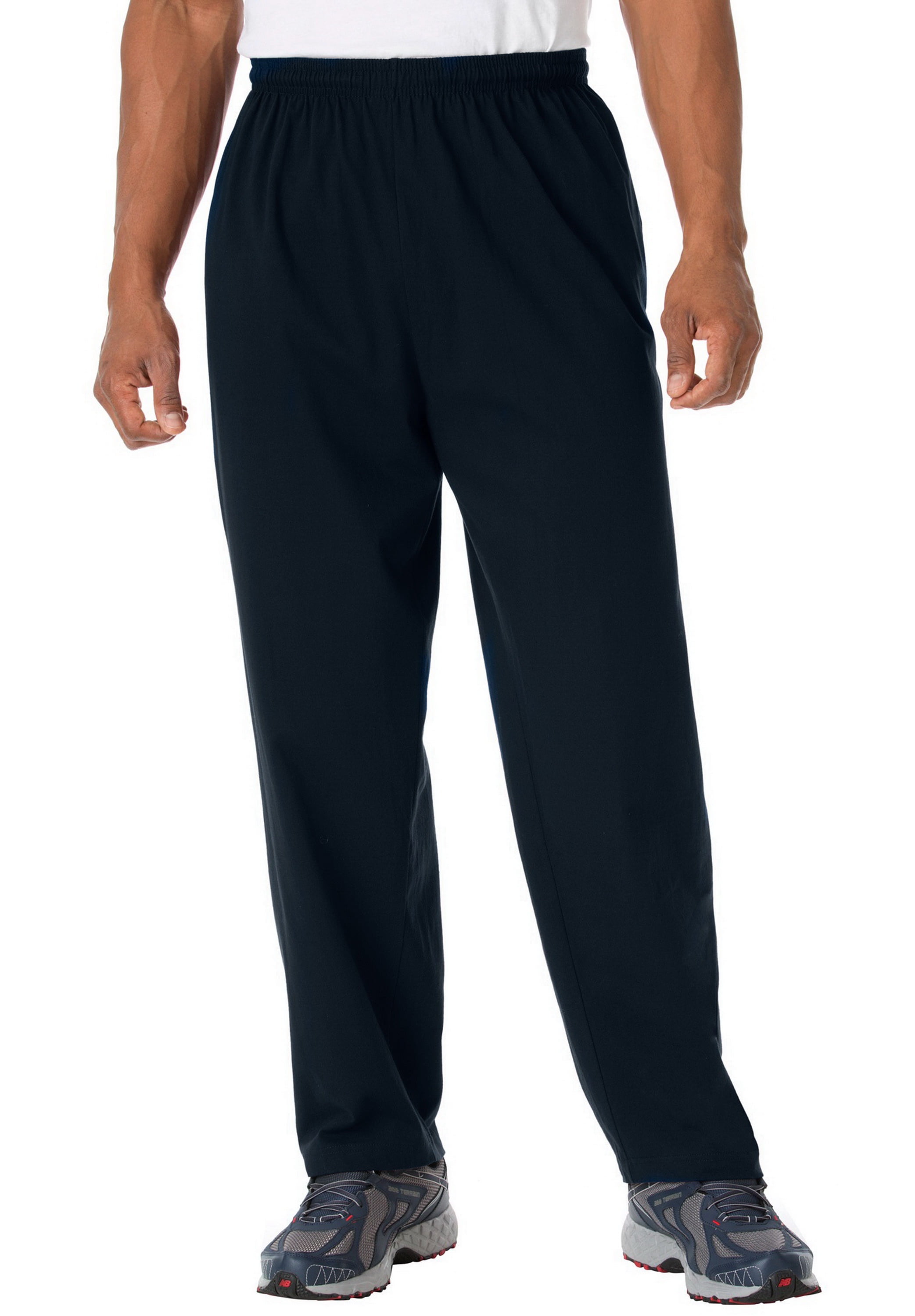 KINGSIZE Mens Navy Lightweight Open 