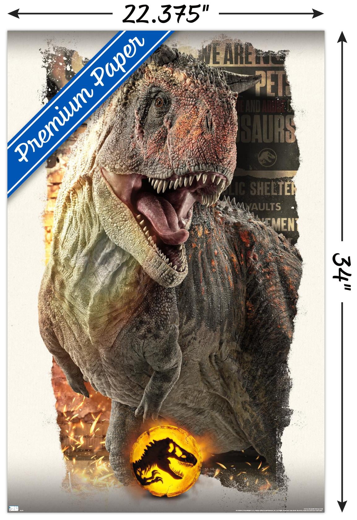 Jurassic World: Dominion - Carnotaurus Focal Wall Poster, 22.375" x 34" -  Walmart.com