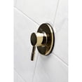 thumbnail image 2 of Kingston Brass KS3032DL Concord Single-Handle Three-Way Diverter Valve with Round Trim Kit, Polished Brass, 2 of 9
