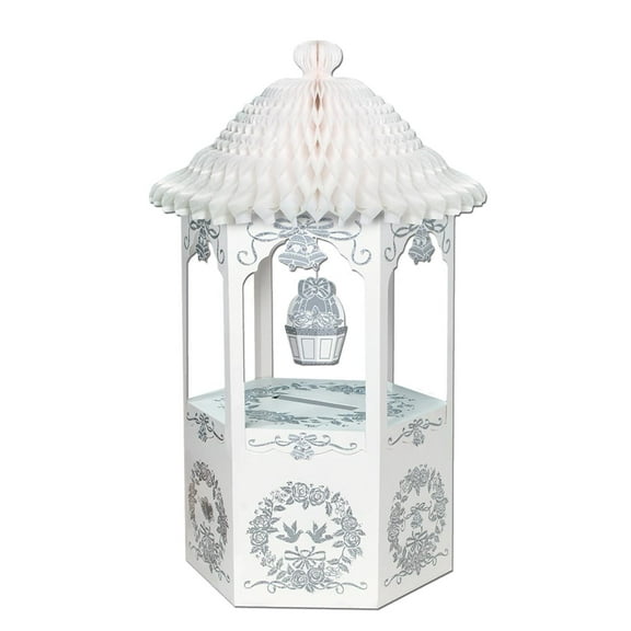 6 Pack Beistle Wishing Well with Tissue Top Wedding Decoration
