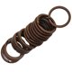 thumbnail image 3 of Anillos partidos Sunnimix 50 piezas Bronce rojo 32mm, 3 of 6