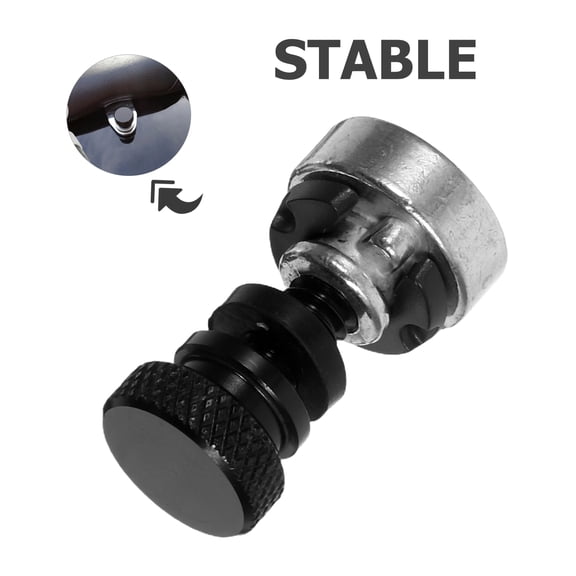 Rear Seat Bolt Screw Set 6mm for Motorcycle Saddle Mounting Hardware, Motorbike Modification Accessories with Nut, Black