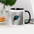 thumbnail image 3 of CafePress - Arctic Wolf Mugs - 11 oz Ceramic Mug - Novelty Coffee Tea Cup, 3 of 4