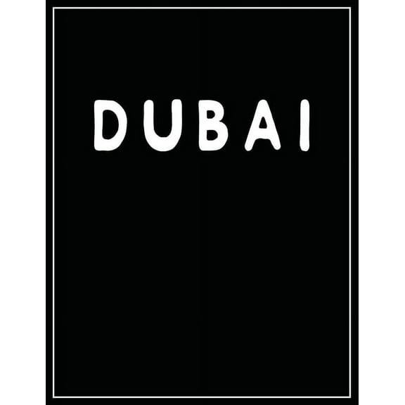 Dubai: Black and white Decorative Book Perfect for Coffee Tables, End Tables, Bookshelves, Interior Design & Home St, (Paperback)