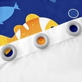 thumbnail image 3 of Erosebridal Whale Jellyfish Curtains for Living Room,Marine Animal 30%-50% Blackout Curtains Set of 2 (38x45),Uderwater World Decor, 3 of 6