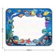 thumbnail image 3 of Water Doodle Mat, Kids Large Aqua Coloring Mat, Mess Free Drawing Mat con colores de neón, juguete educativo para niños de 2 3 4 5 años, niños pequeños, niños, niñas kaili Sencillez, 3 of 5