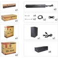 thumbnail image 5 of PRORECK Concert Set 6000W Stereo/Mono DJ Powered PA Speaker System Combo Set with One Active Sub, 5 of 9