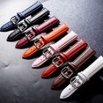 12 14 16 18 20 21 22mm Genuine Leather Watchband Soft Material Watch