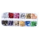 thumbnail image 2 of Aluminio Nail Flakes Baoblaze Lentejuelas Tinsel Glitter Decoración 12 Colores, 2 of 8