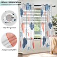 thumbnail image 3 of Yayeee Window Curtains Light Filtering 63"x42" Grommet Panel Pair Home Living Room Decor, Heart Cloud Pattern, 3 of 7