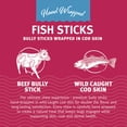 thumbnail image 4 of Icelandic+ Fish Sticks - Bully Stick Wrapped In Cod Skin - 10 Pack, 12" - Dog Treats, 2 Ingredient Chews, Hand-Wrapped Wild-Caught Fish, Pet Snacks, 4 of 7