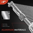 thumbnail image 2 of A-Premium Air Conditioning A/C Condenser Compatible with Hyundai Accent 1995-1999 L4 1.5L, Replace# 4682, 9760622000, 2 of 8