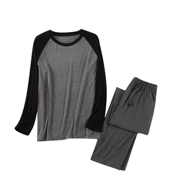 Conjunto de pantalón y blusa de manga larga con patchwork para hombre y mujer