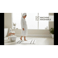 thumbnail image 2 of Tritex Microfiber Bathroom Rugs, 20"x 30" Soft and Absorbent Bath Rugs, Non-Slip Machine Wash bath mats, White, 2 of 4
