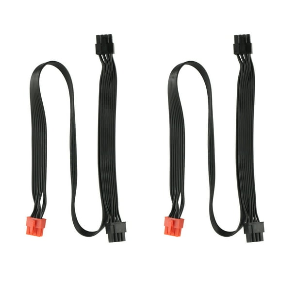 2X Cable de Alimentación PCIe de 8 Pines Una 8 Pines PCI Express GPU de 8 Pines Una 2 Puertos 6 + 2 Pines para TT Thermaltake Toughpower 1000W 1200W 1500W