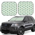 thumbnail image 6 of Kdxio Cute Crocodile Print 2-Piece Sun Shade Front Windshield - Foldable Car Front Window Sunshades For Most Sedans Suv Truck, 6 of 6