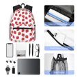 thumbnail image 4 of Balery Cartoon Strawberry Mochila para Mujeres y Hombres, Mochila Ligera Casual para Viajes, Mochila Clásica Básica para la Universidad, 4 of 6