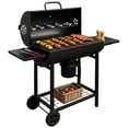 thumbnail image 1 of Asador Carne Parrilla Carbon Bbq Movil Termometro Cenicero Jardimex, 1 of 10