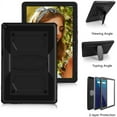 thumbnail image 7 of SOATUTO For Walmart Onn 10.1 Tab Case 2020 ( Model: 100011886 ), Shockproof Kids Friendly Rugged Hybrid Sturdy Armmor Case Built-in Kickstand For Onn 10.1 inch Tablet 2020 Generation 2 (Black), 7 of 7
