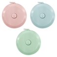 thumbnail image 1 of Tape Measure For Body, Soft Tape Measure, 150cm/60inch Retractable Tape For Measuring Length, Chest, Waist (green+blue+pink) (3pcs), 1 of 5