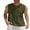Army Green, variant on Men Cotton Linen Tank Top Shirts Summer Beach Hippie Tops Sleeveless Lace Up Renaissance Pirate Tunic