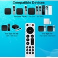 thumbnail image 2 of Universal Remote Control Replacement for Apple TV Remote Compatible with Apple TV 4K Gen 1 2 3 4 HD NO Siri and Voice Function, 2 of 4