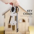 thumbnail image 3 of LOLIPPYY 4Pcs Trolley Buckles Token Keyring Shape Practical Design Key Storage for Daily Life, 3 of 8
