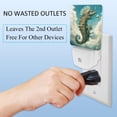 thumbnail image 3 of Sea horse LED Square Night Lights for a Bright and Stylish Ambiance - Ideal for Bedrooms and Hallways - Energy Efficient Plugin Lamps with Auto Sensor, 3 of 6