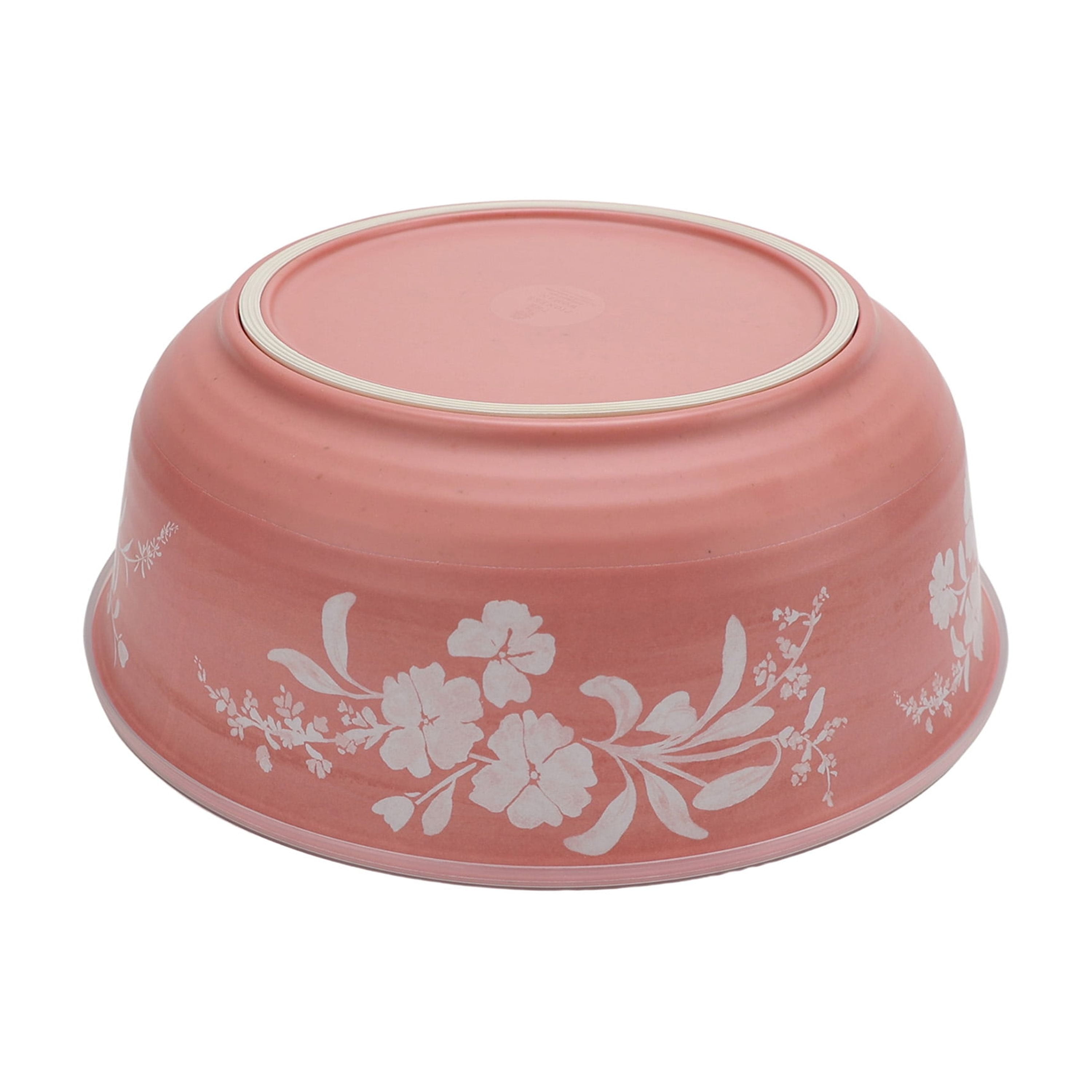 The Pioneer Woman Daisy 6-Piece Bamboo Melamine Bowl Set with Lids, Multicolor