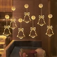 thumbnail image 2 of Christmas Window Lights, Christmas Decoration Lights Star & Christmas Tree & Snowflake Shapes with Battery Powered, Suction Cup Hook, Timer for Xmas, Home, Party, Warm Light, 2 of 6