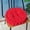 Red, variant on Corduroy Floor Cushion, Thick Handmade Seat Pad, Corn Kernel Velvet Fabric, Pearl Cotton Filling, Soft Round Pillow for Living Room, Pet Bed,38x38cm